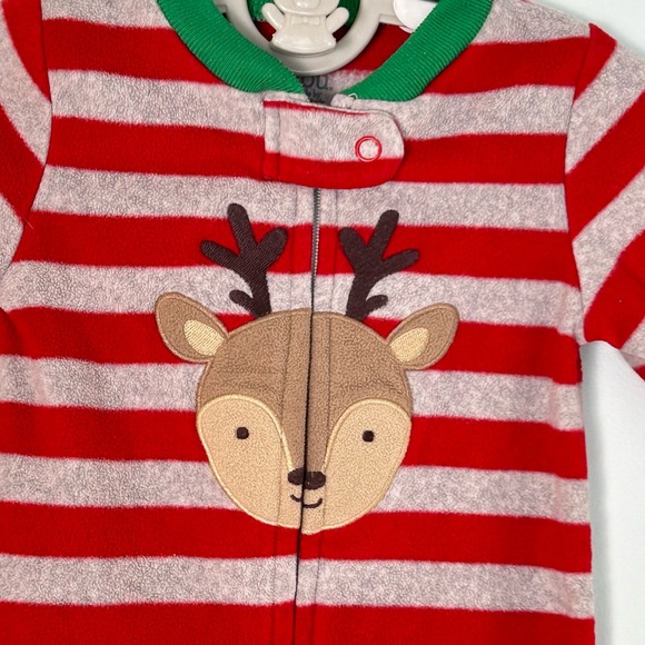 🎄Carter’s Reindeer Footed Sleeper 9M - Picture 3 of 6